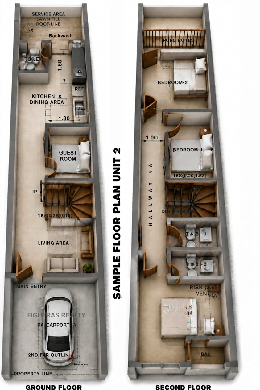 Flood-Free & Affordable 2 Storey Townhouse For Sale in Quezon City near FEU-NRMF Hospital & MRT 7 Regalado Station | Figueras Realty | Contact No: 0977-1030788 | Website: www.figuerasrealty.com | Website: www.houseandlotforsaleinquezoncity.com